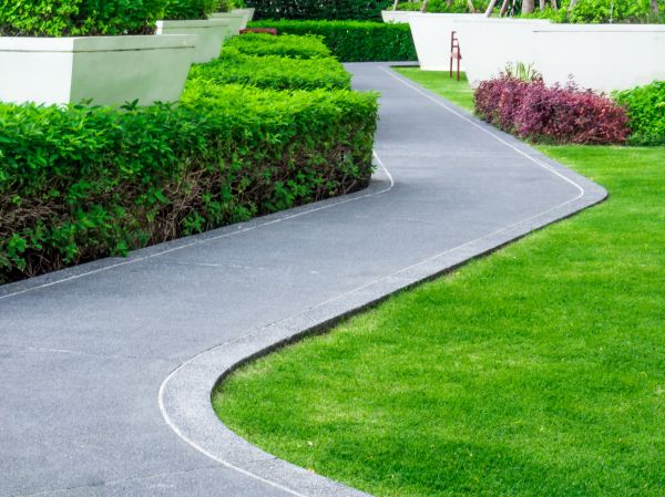 Walkway Curb Installation in Zionsville