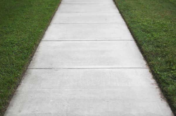 Concrete Path Installation in Zionsville