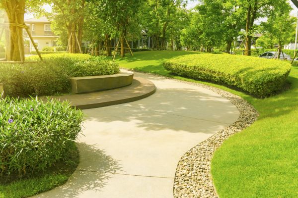 Cement Walkway Installation in Zionsville