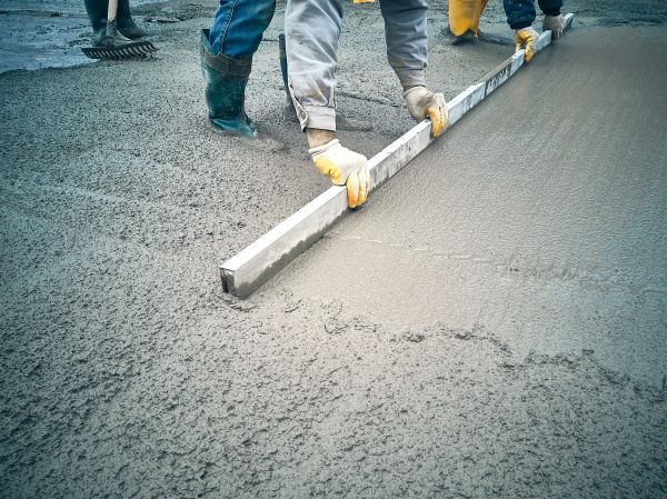 Cement Slab Installation in Zionsville