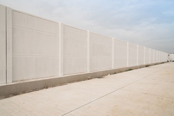 Concrete Fence Construction in Zionsville