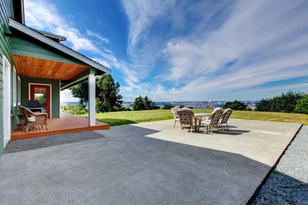 Backyard Concrete Paving in Zionsville