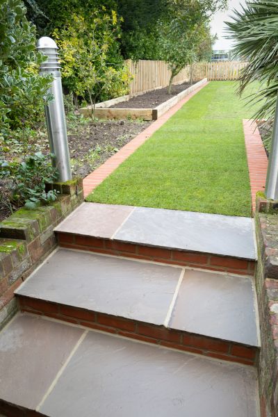 Backyard Steps Installation in Zionsville