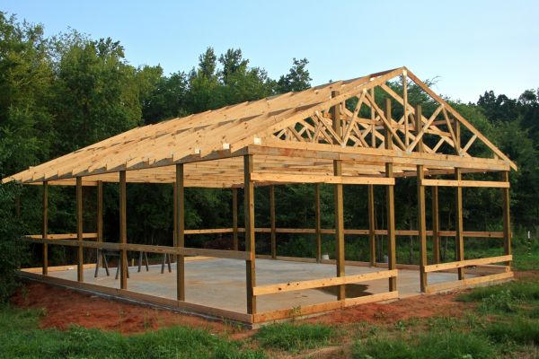 Barn Pad Installation in Zionsville