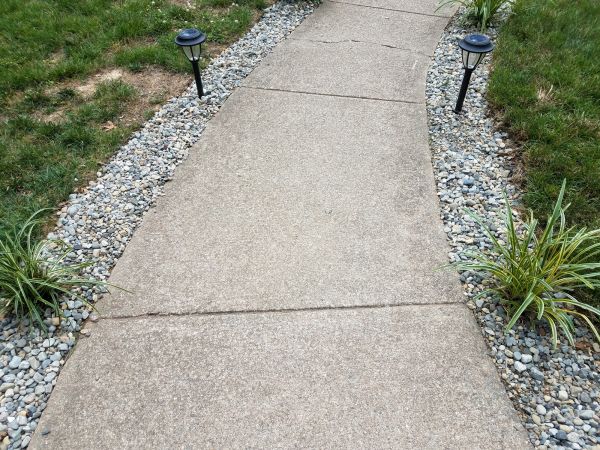 Cement Path Construction in Zionsville